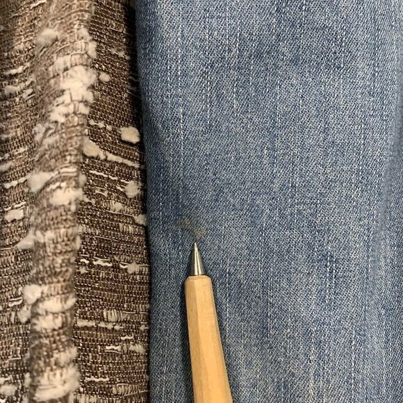 Vintage Y2K‎ Repair Branded Distressed Denim Jeans 5 Button Fly Women's 7/8 - Picture 9 of 14